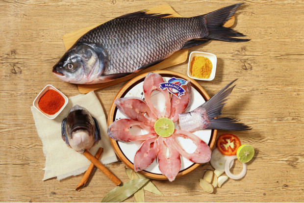 Fresh Katla (Bochi) Fish - Bengali Cut/ Steaks 